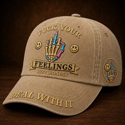 FXXK YOUR FEELINGS Cap🎁Free Double-Sided Honor Coin With Every Cap Purchase