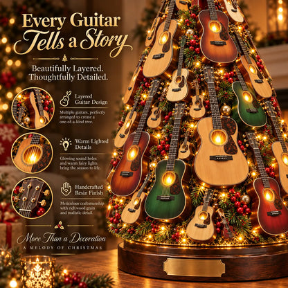 Free shipping——🔥 50% OFF 🎸 Musical Guitar Christmas Tree Light