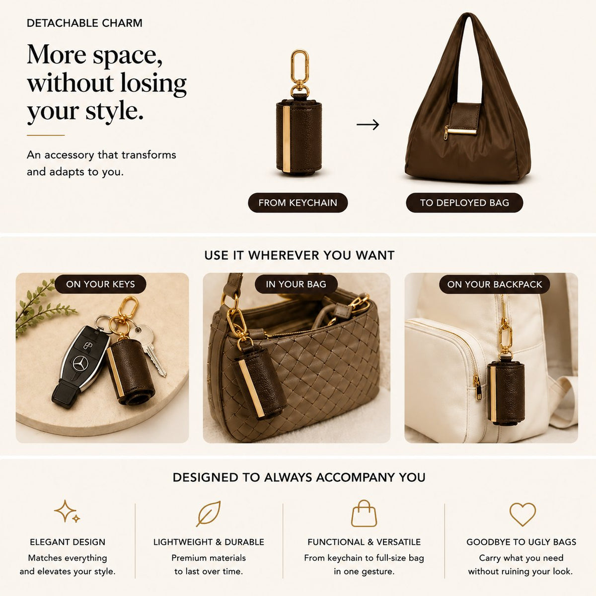 Keytote: The Compact, Multi-Functional Tote That Fits in Your Pocket
