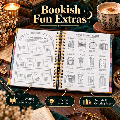 📖✨Midnight Study Hardcover Reading Planner for Book Lovers(📦Buy 2 Free Shipping)