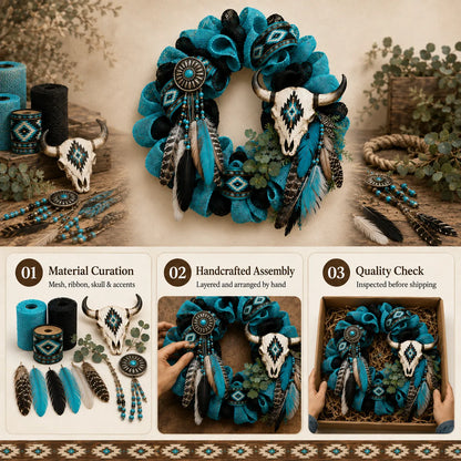 🏜️Boho Southwestern Front Door Wreath