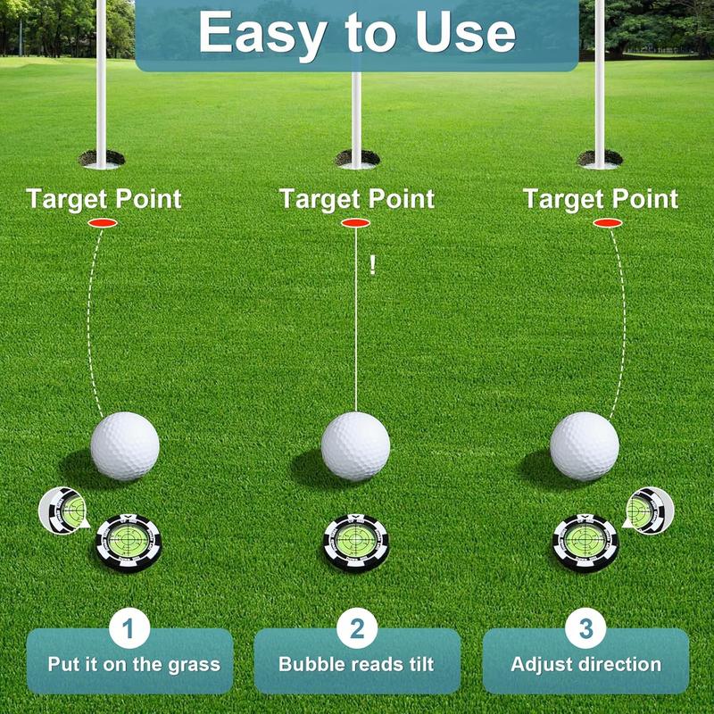 🎁Last Day Promotion 49% OFF🔥Golf Hat Clip Ball Marker with High Precision Green Reading Aid Golf Accessories for Men Women