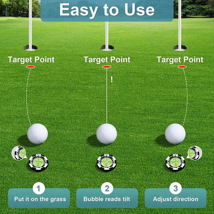 🎁Last Day Promotion 49% OFF🔥Golf Hat Clip Ball Marker with High Precision Green Reading Aid Golf Accessories for Men Women