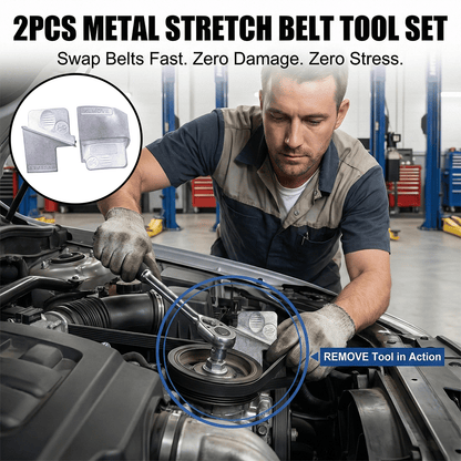 2PCS Metal Stretch Belt Service Set