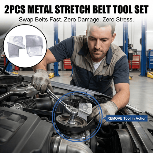 2PCS Metal Stretch Belt Service Set