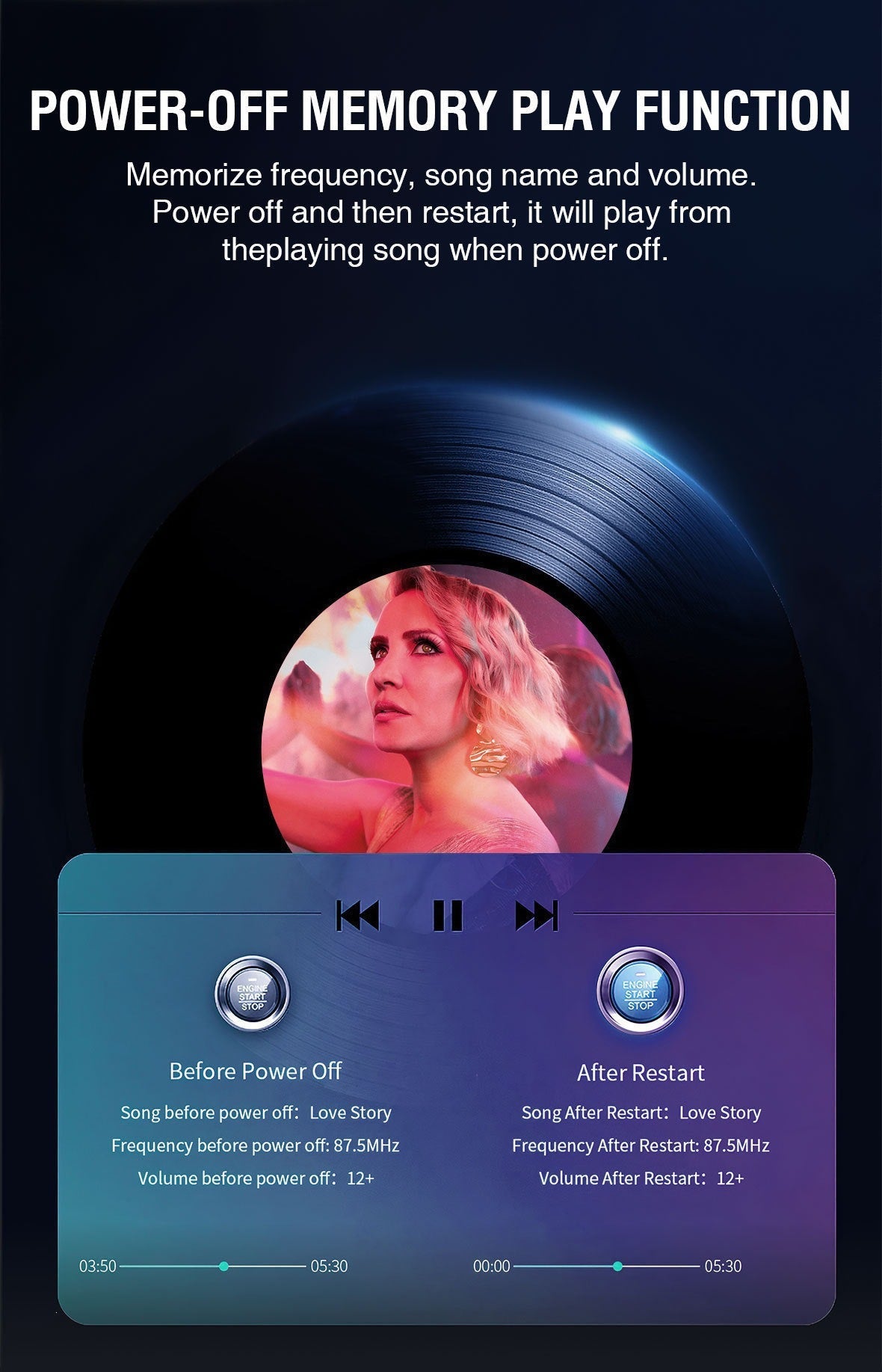 🚗 Universal Dual-Port Car FM Bluetooth Transmitter – Wireless Music, Hands-Free Calling & Dual USB Charger 🔌