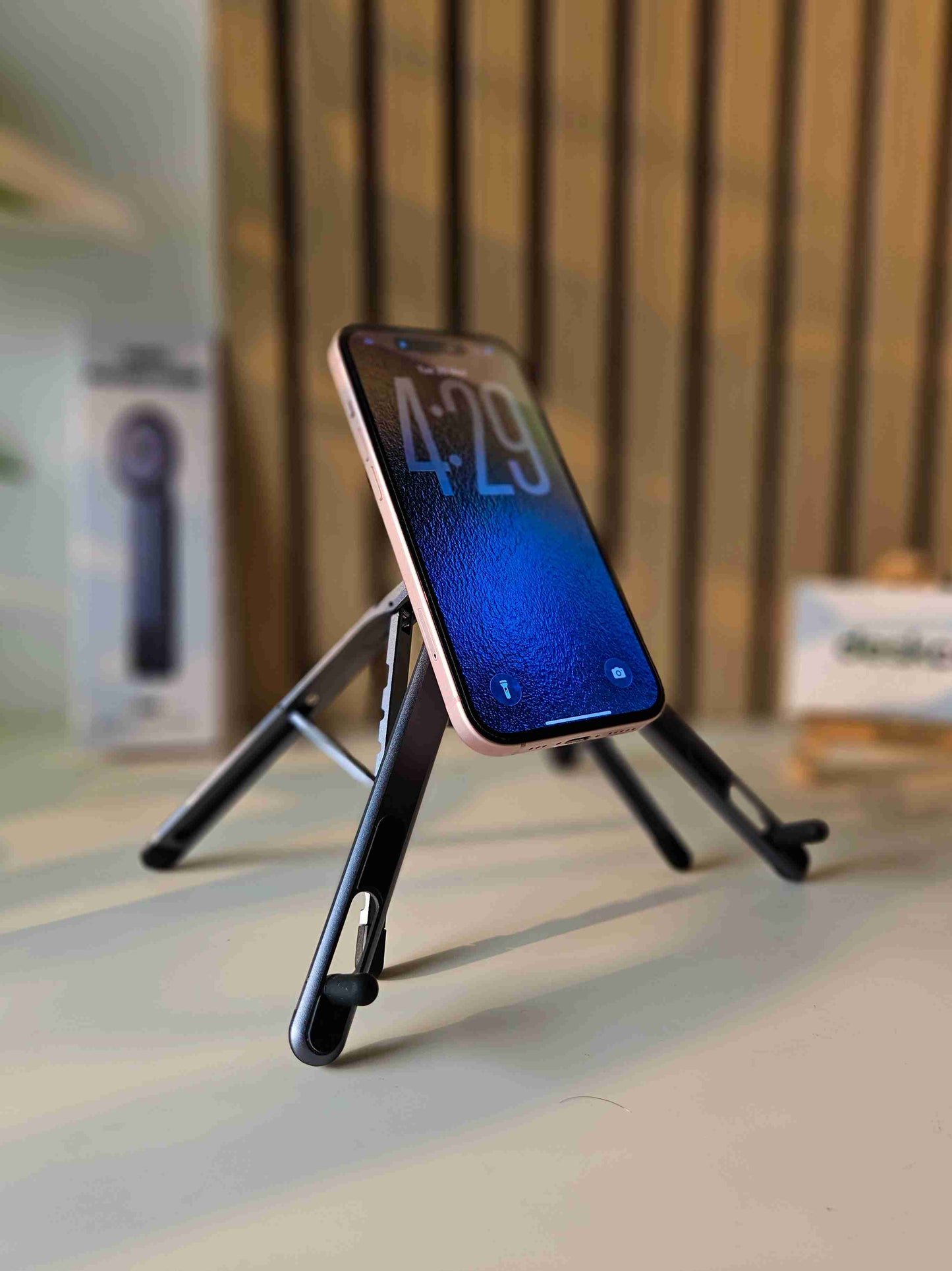 4-in-1 Magnetic Aluminum Device Stand - Portable Foldable Desktop Mount for Phone, Tablet & Laptop