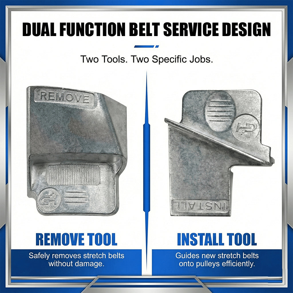 2PCS Metal Stretch Belt Service Set