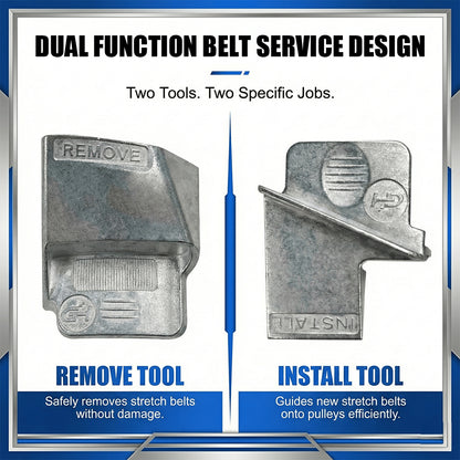 2PCS Metal Stretch Belt Service Set