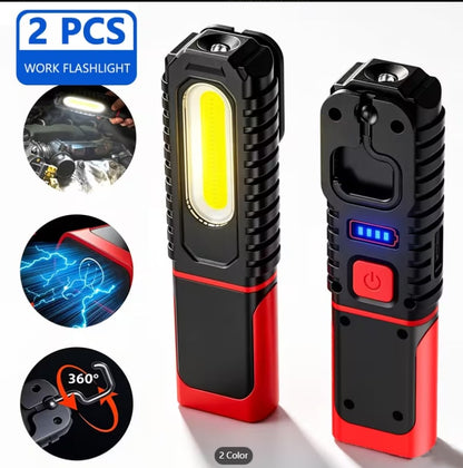 Portable USB-rechargeable work light