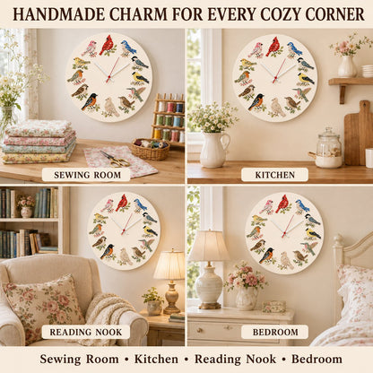 ⏳ Last Day 49% OFF – 🕒 Beginner-Friendly DIY Patchwork Fabric Clock Kit – 12-Themed Appliqué Wall Clock | Complete Kit with Coordinated Fabrics, Clock Mechanism & Step-by-Step Guide Included 💕