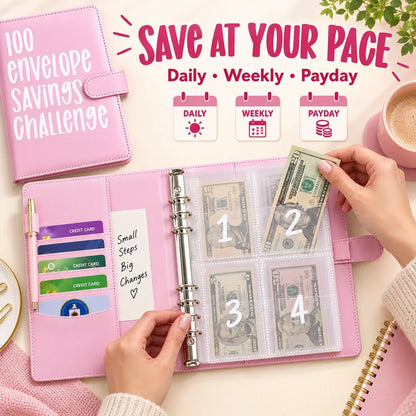 $5,050 Savings Challenge Binder