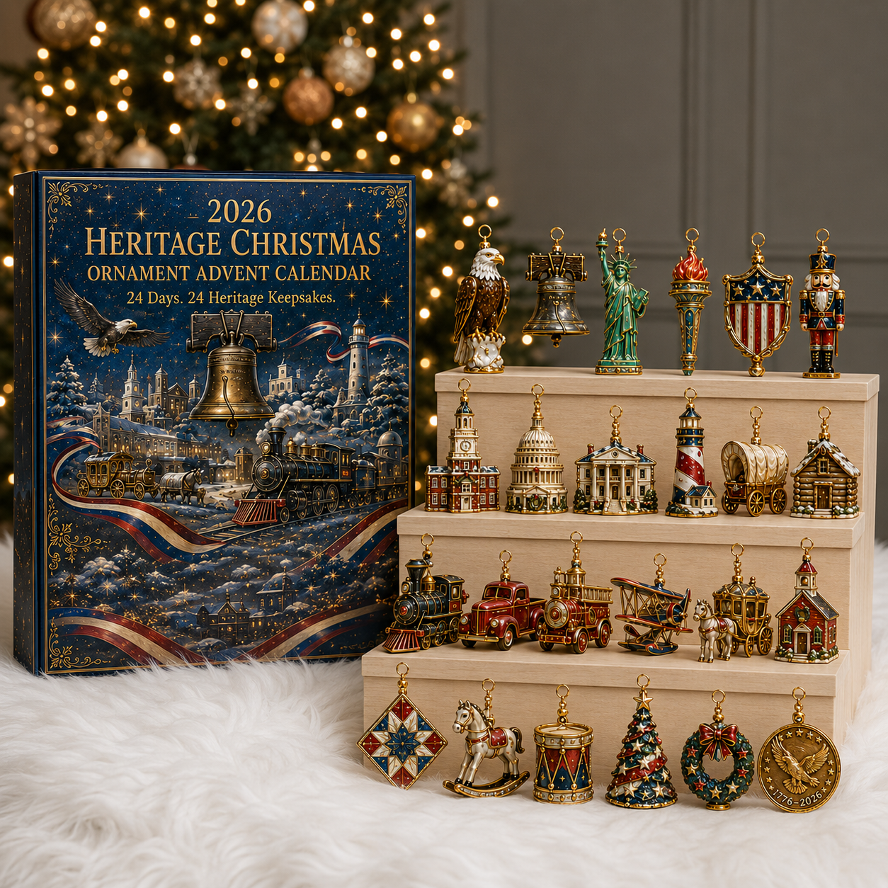 ✨America 250th Anniversary Heritage Christmas Advent Calendar