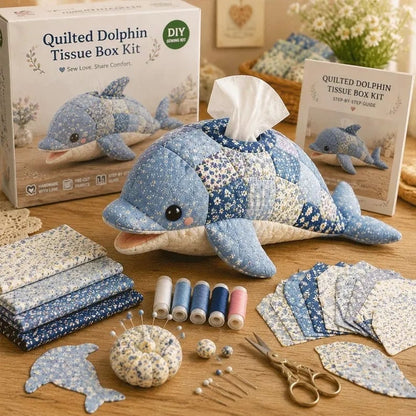 🎁🎉Only $24.99 This Week🌟🎉🧵 "Clever Hands" Ocean Animals DIY Tissue Box Craft Kit