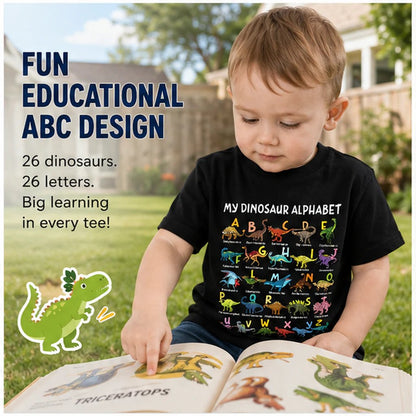 Boys Dinosaur Alphabet Tee🦖
