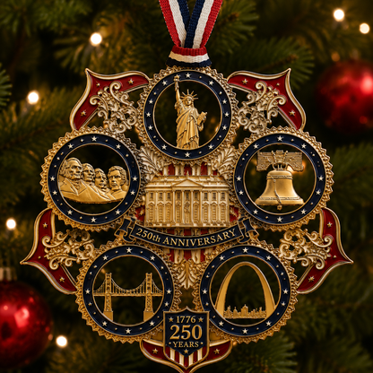 ❤️🔥Last 30pcs🔥❤️✨250th Anniversary Christmas Tree Ornament