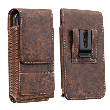 ⚡Men's Cell Phone Holster Pouch with Card Holder, Belt Clip Holster Casual Belt Bag