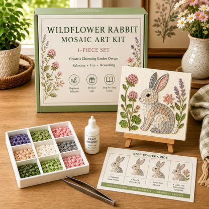🔥LAST DAY 49% OFF - 🌿🐦 Garden & Woodland Mosaic Art Diy Kit | ✨Create a Charming Little Piece of Nature, One Tile at a Time!