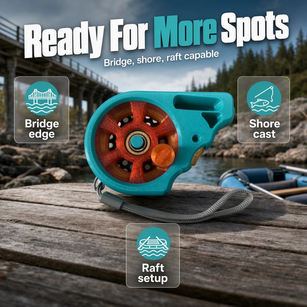 🔥HOT SALE🔥Portable Rodless Pocket Fishing Reel Device