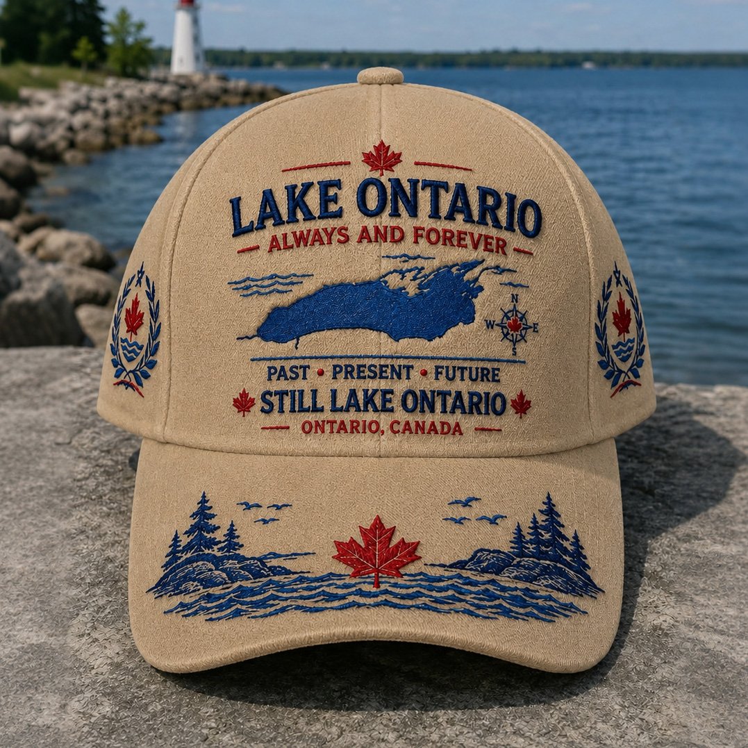 🔥LAST DAY 50% OFF - 🍁Lake Ontario · Always and Forever — The Cap That Carries Your Lake Story (🧢100% Cotton)
