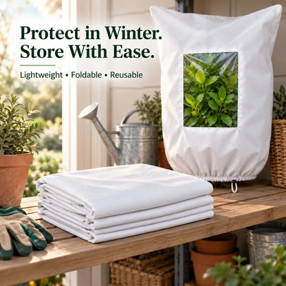 ❄️ Winter Plant Frost Protection Cover | Save Your Beloved Plants From Freezing Nights!