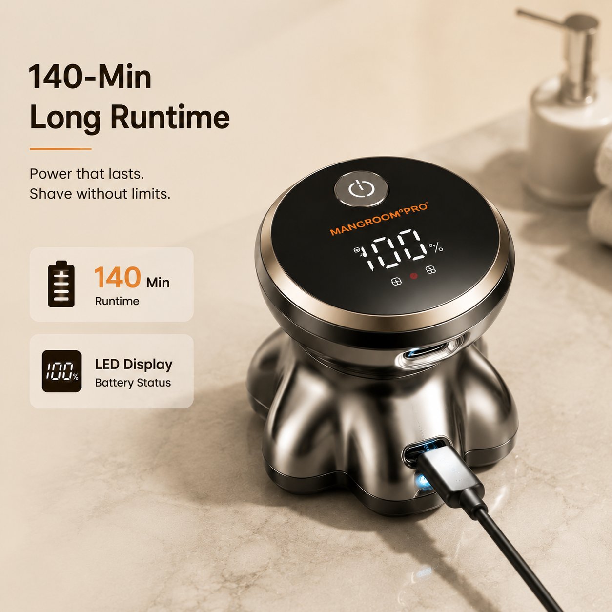 🪒  Floating Heads Electric Head Shaver