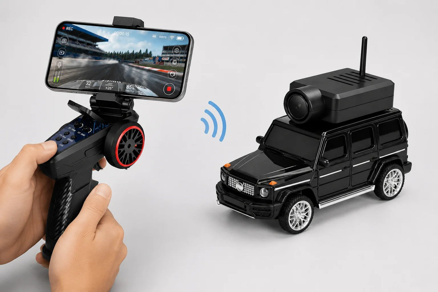 Mini HD FPV Micro Desktop Racing RC Car