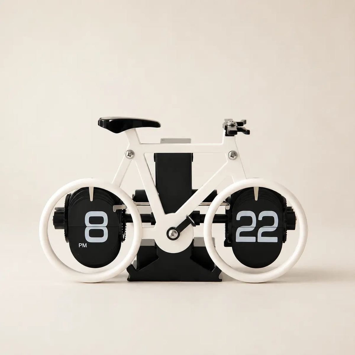 Creative Bicycle Automatic Page Turning Clock