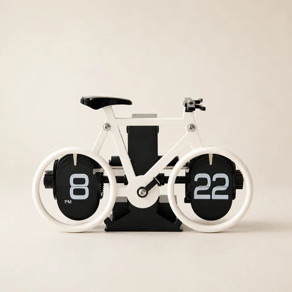 Creative Bicycle Automatic Page Turning Clock