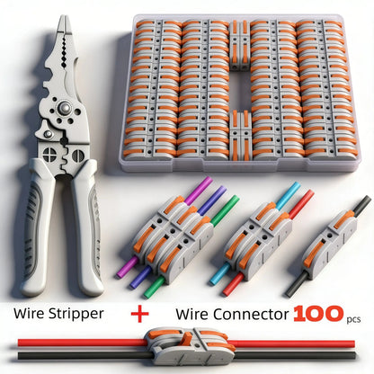 Wire Connector & Stripper Kit