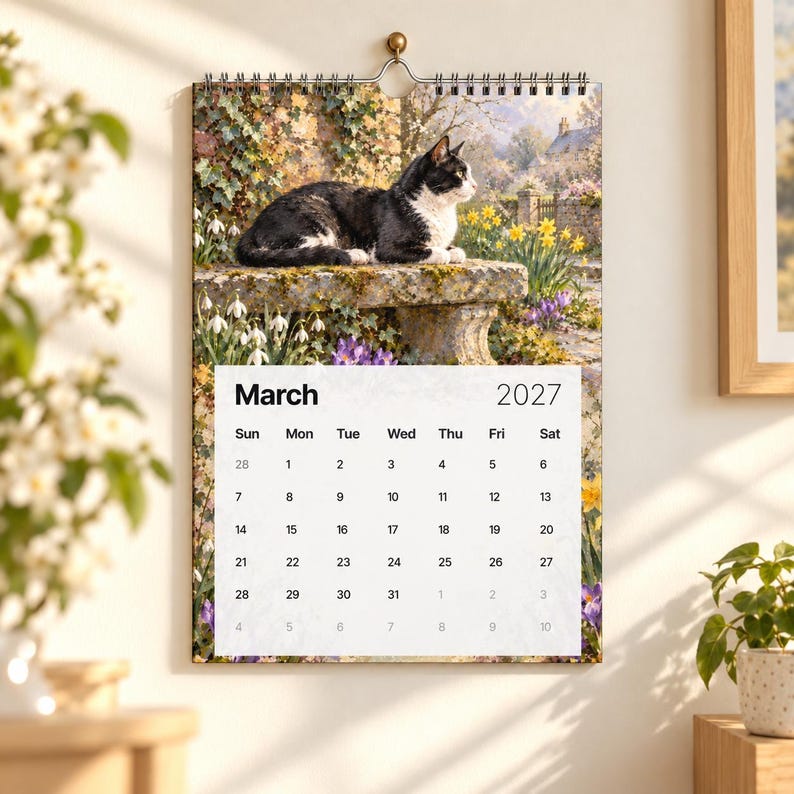 🐈 2027 Cottage Cats Wall Calendar