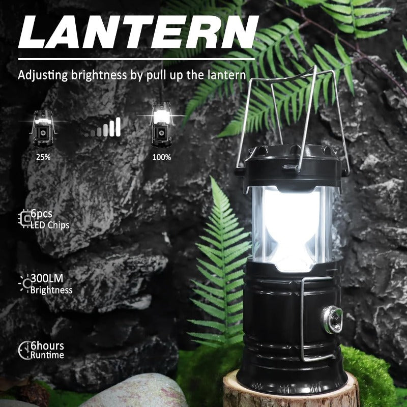 Rechargeable LED Solar Camping Lantern