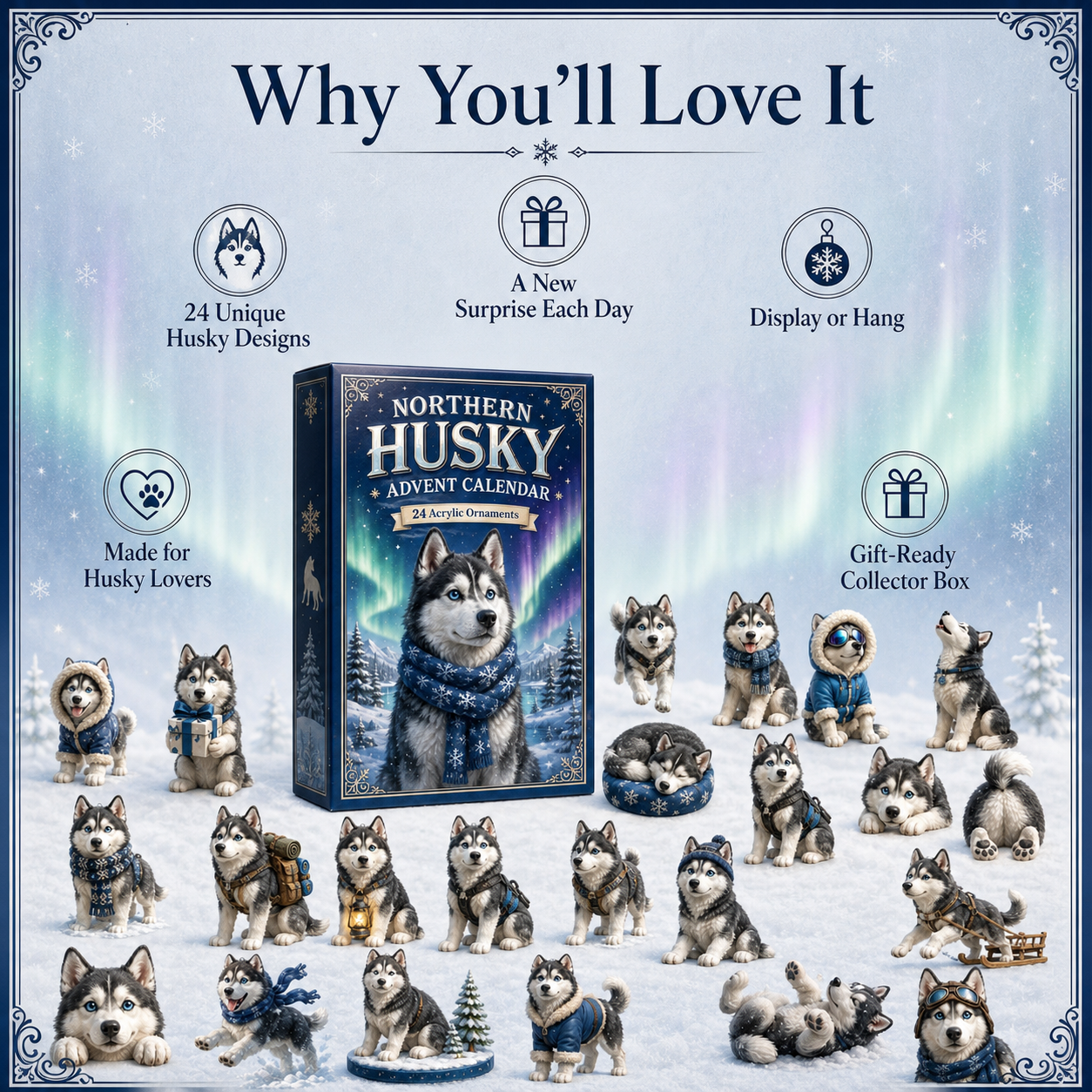 Northern Husky Advent Calendar 2026 – 24 Husky Christmas Surprises