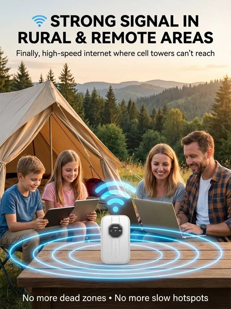 🛜 Portable Wi-Fi Hotspot | Travel Connectivity Device