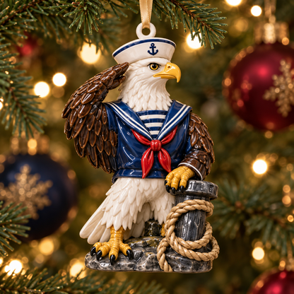 2026 Patriotic Bald Eagle Christmas Ornaments