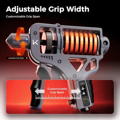 💪Ergonomic Adjustable H-Grip Hand Trainer – Forearm Strengthener
