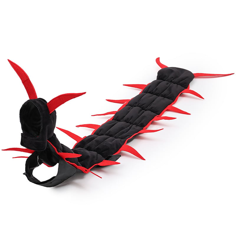 😺Halloween Cat Centipede Costume – Funny 3D Padded Creepy Crawler Outfit for Cats