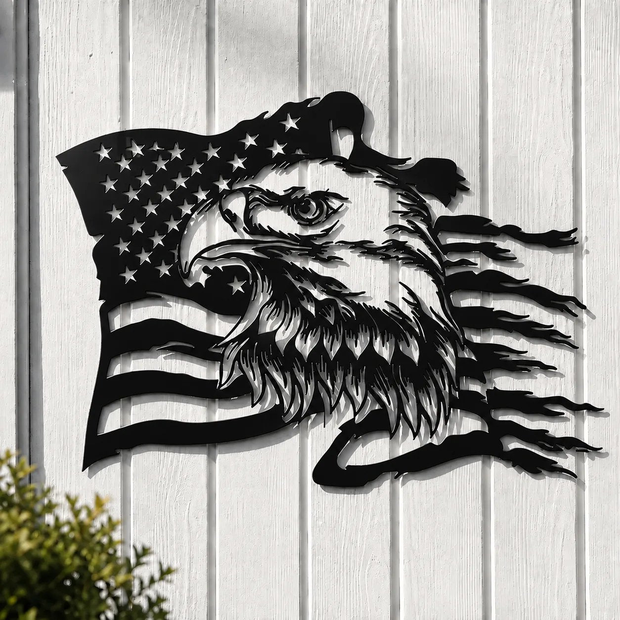 🦅 Freedom Eagle American Flag Wall Art