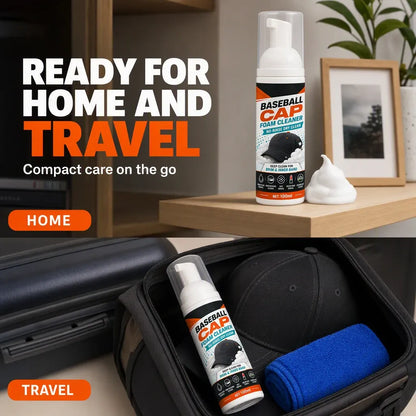 🔥😍No-Rinse Baseball Cap Foam Cleaner