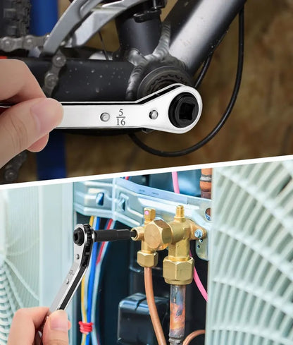 Valve Core Remover Installer Tool Set, Refrigeration Ratchet Wrench Kit