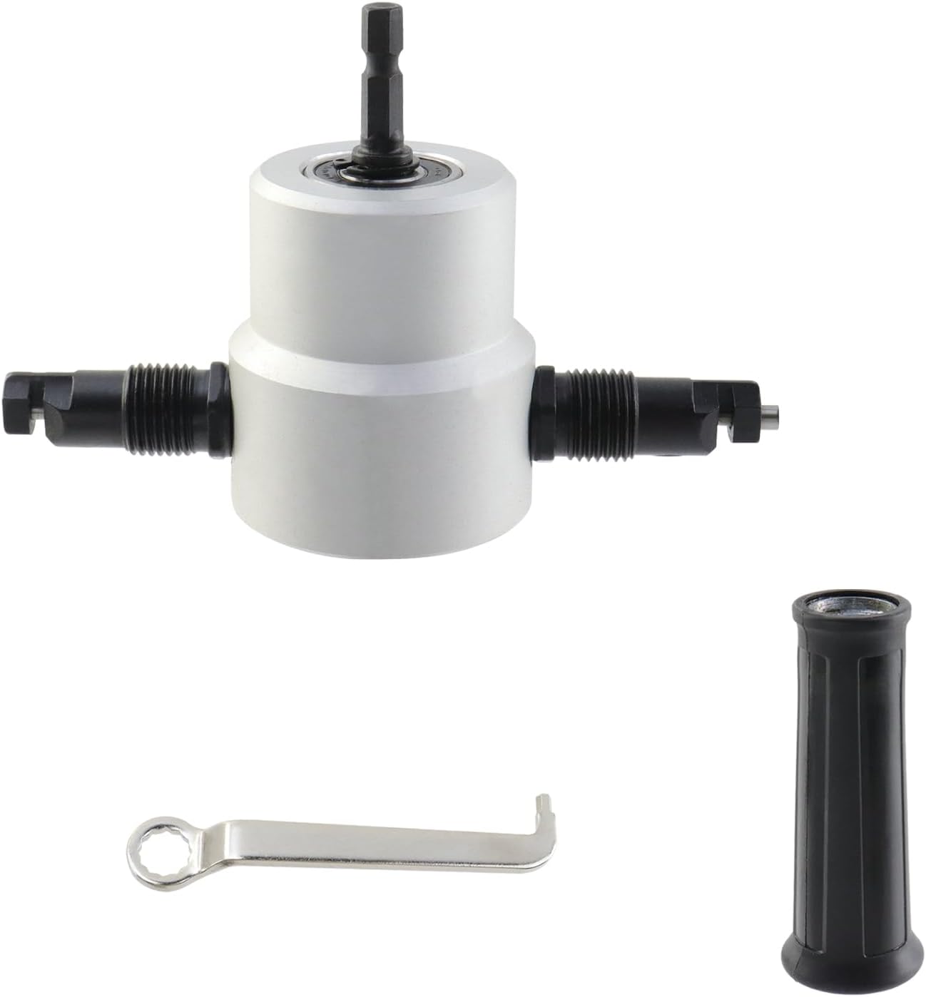 🔩 Double Head Metal Sheet Nibbler Cutter