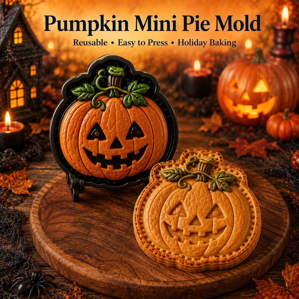 🎃 Halloween Mini Pie Mold Collection🚚 Buy 2+ Get Free Shipping