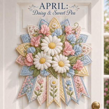 🌸 Beginner-Friendly 12-Month Birth Flower 3D Quilted Wall Hanging Sewing Kit Collection | Complete Kit with Coordinated Fabrics, Sewing Materials & Step-by-Step Guide Included 💕