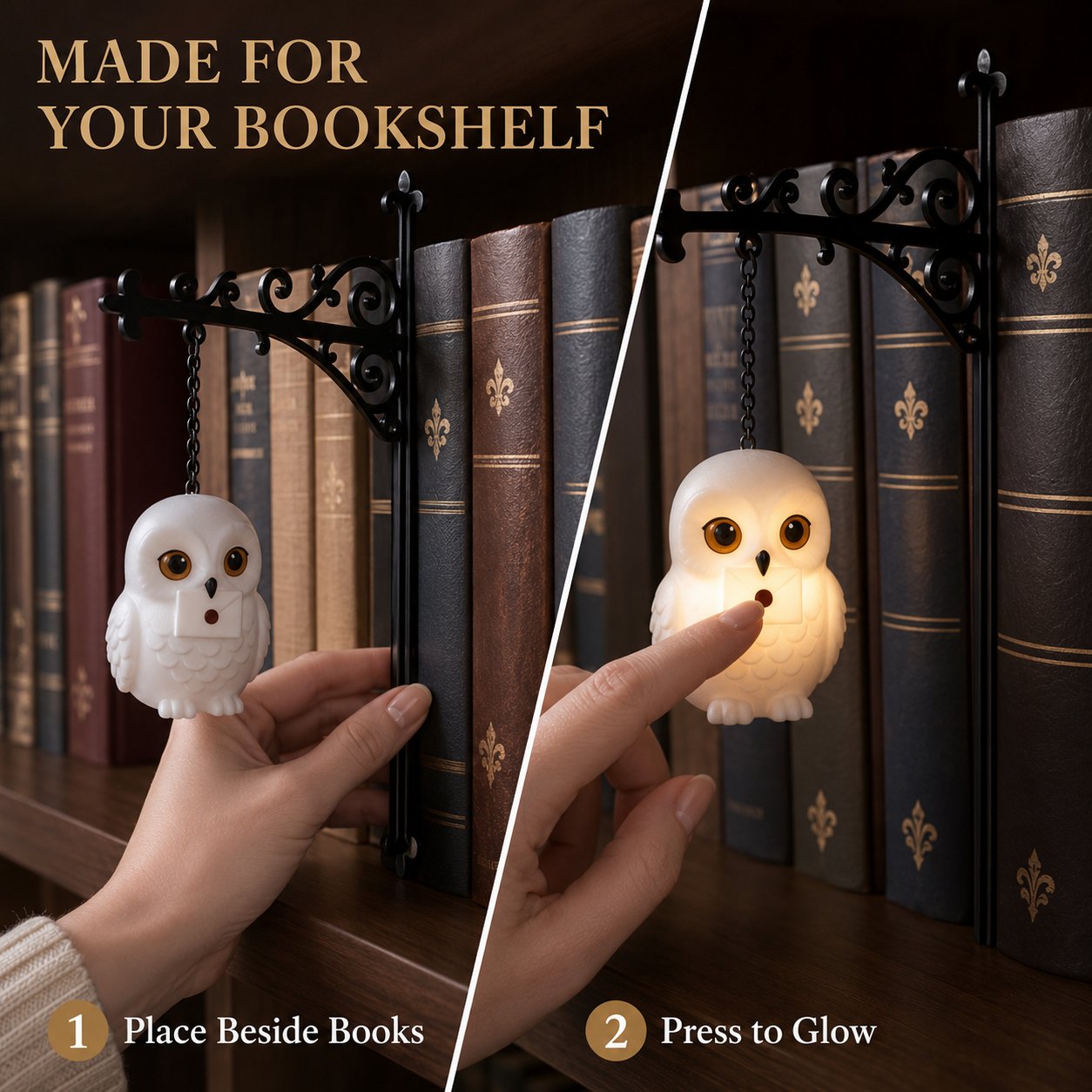 🔥 LIMITED TIME 49% OFF – 📚✨ Enchanted Hanging Bookshelf Light | Soft Ambient Lantern Glow for Reading Nooks, Bookcases & Cozy Book Lover Gifts 🕯️