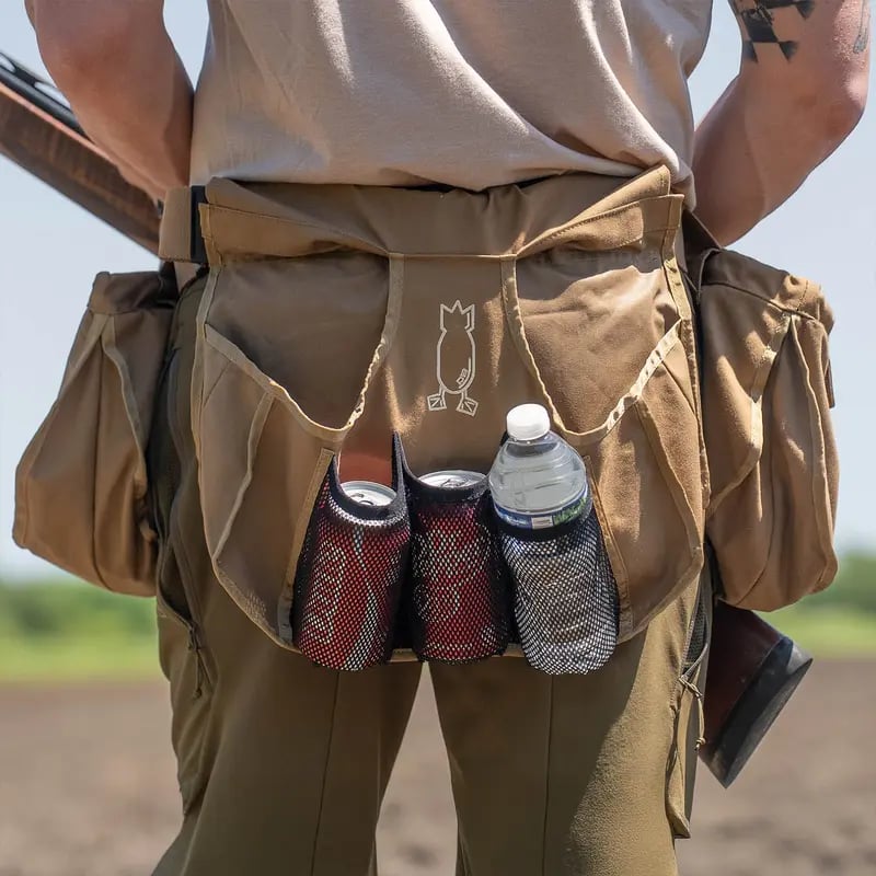 🔥Dove Belt – Versatile Hunting & Shooting Belt with Modular Pouch System, Adjustable Elastic Waistband, Water-Resistant Canvas, Quick-Access Shell Storage & Game Pouch