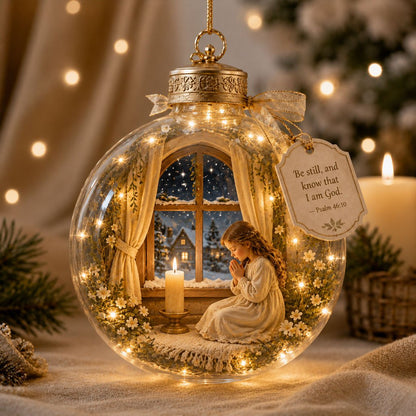 🔥Last Day 50% OFF - Illuminated Christian Scripture Keepsake Ornaments