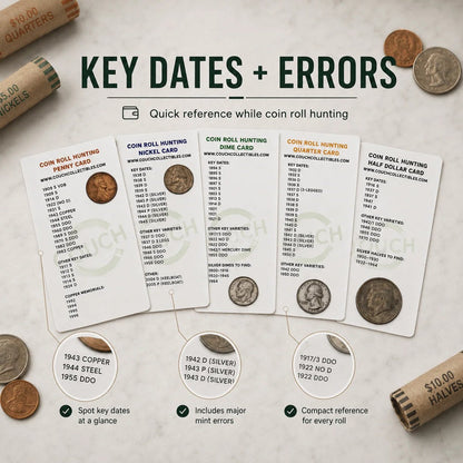 New Mint Collectibles Error Cards Set