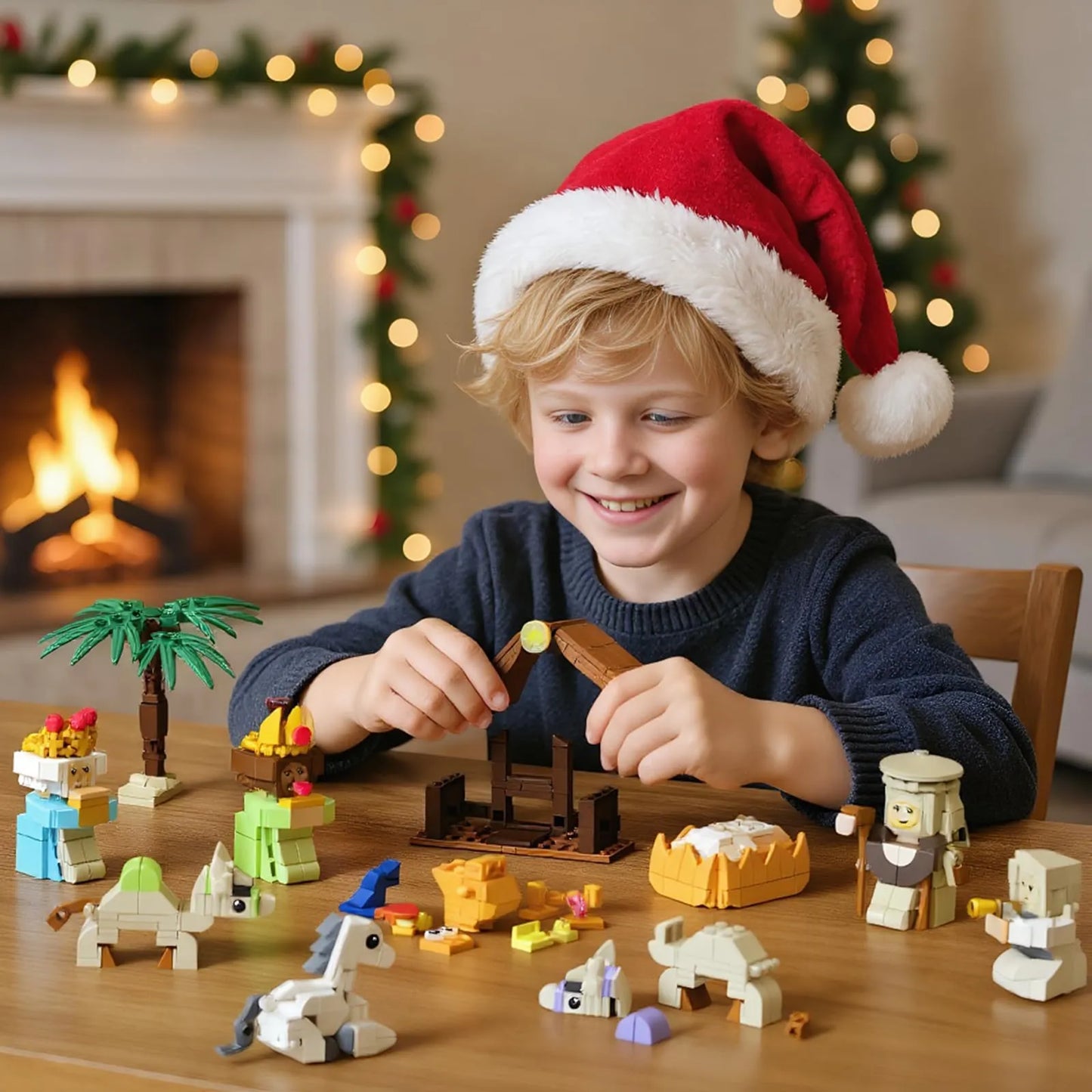 ⏳ Last Day 49% OFF – 🧱 24-Day Christmas Nativity Building Block Advent Calendar | 24 Daily Buildable Characters, Premium ABS Blocks & No-Glue Snap-Fit Assembly 🎄✨