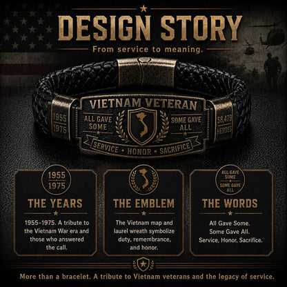 Last Day Promo: 49% OFF 🎖️ -Vietnam Veteran Honor Bracelet
