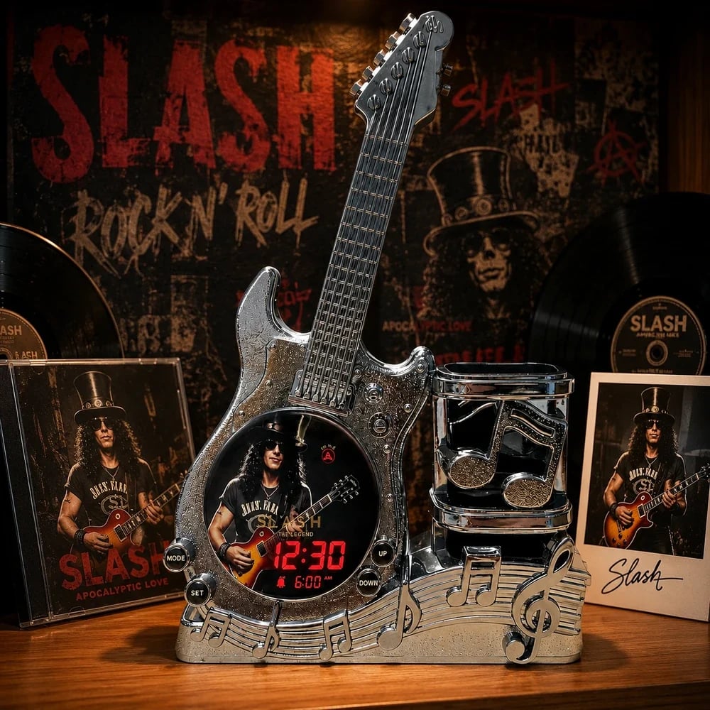 Slash Guitar Alarm Clock